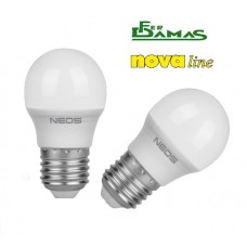 LAMPADINA LED NEOS SFERA 5.5 W E 27  SERIE "CLASSIC"